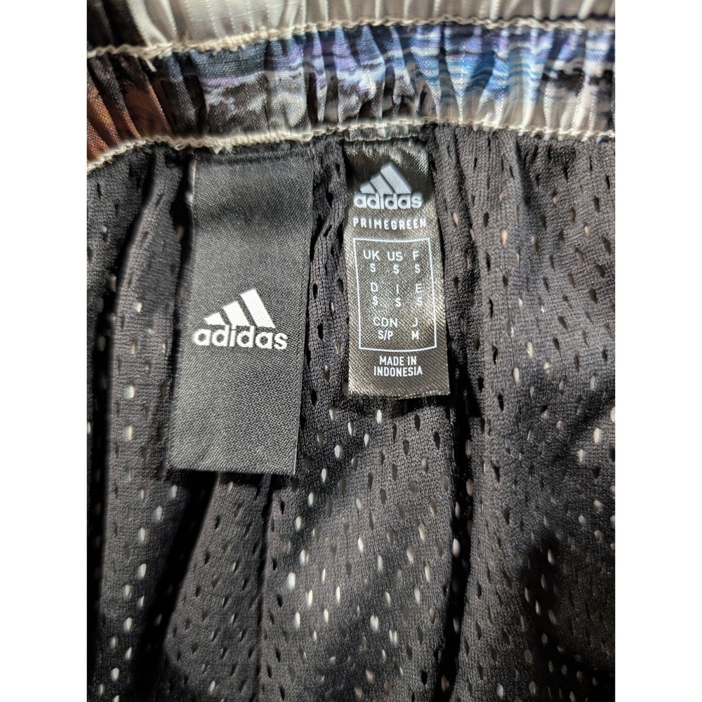 Adidas Primegreen Waterfall Mountain Print Track Pants Mens Small Joggers Blue - Picture 3 of 10